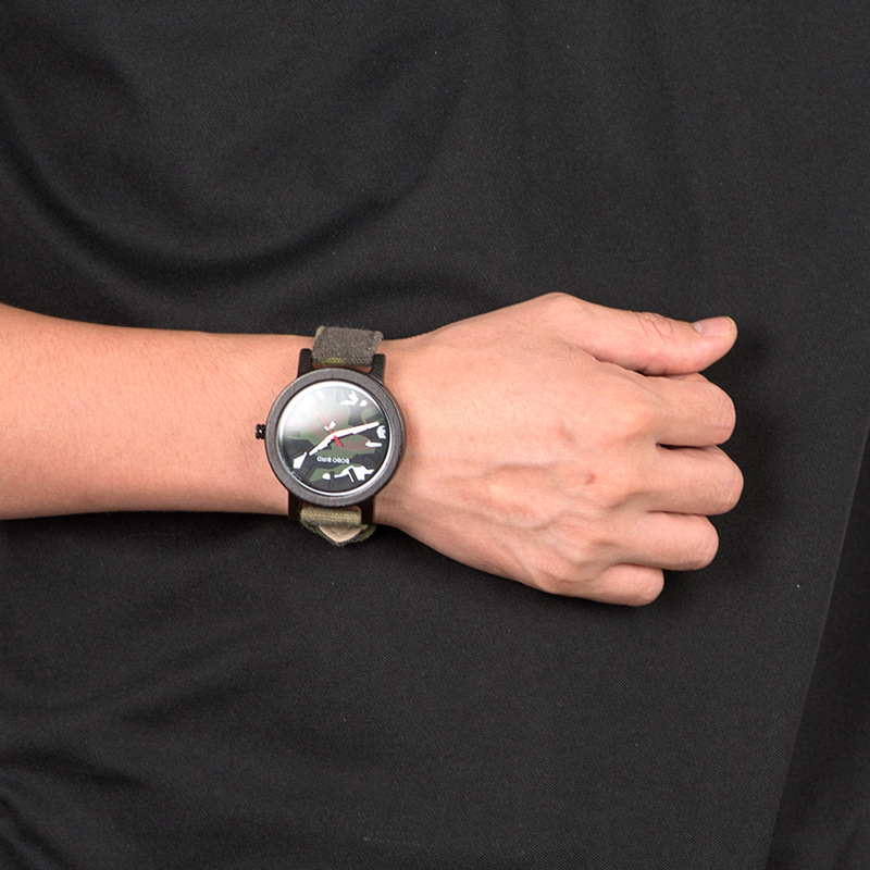 Wooden Watch R24 Quartz Decoration photo 5