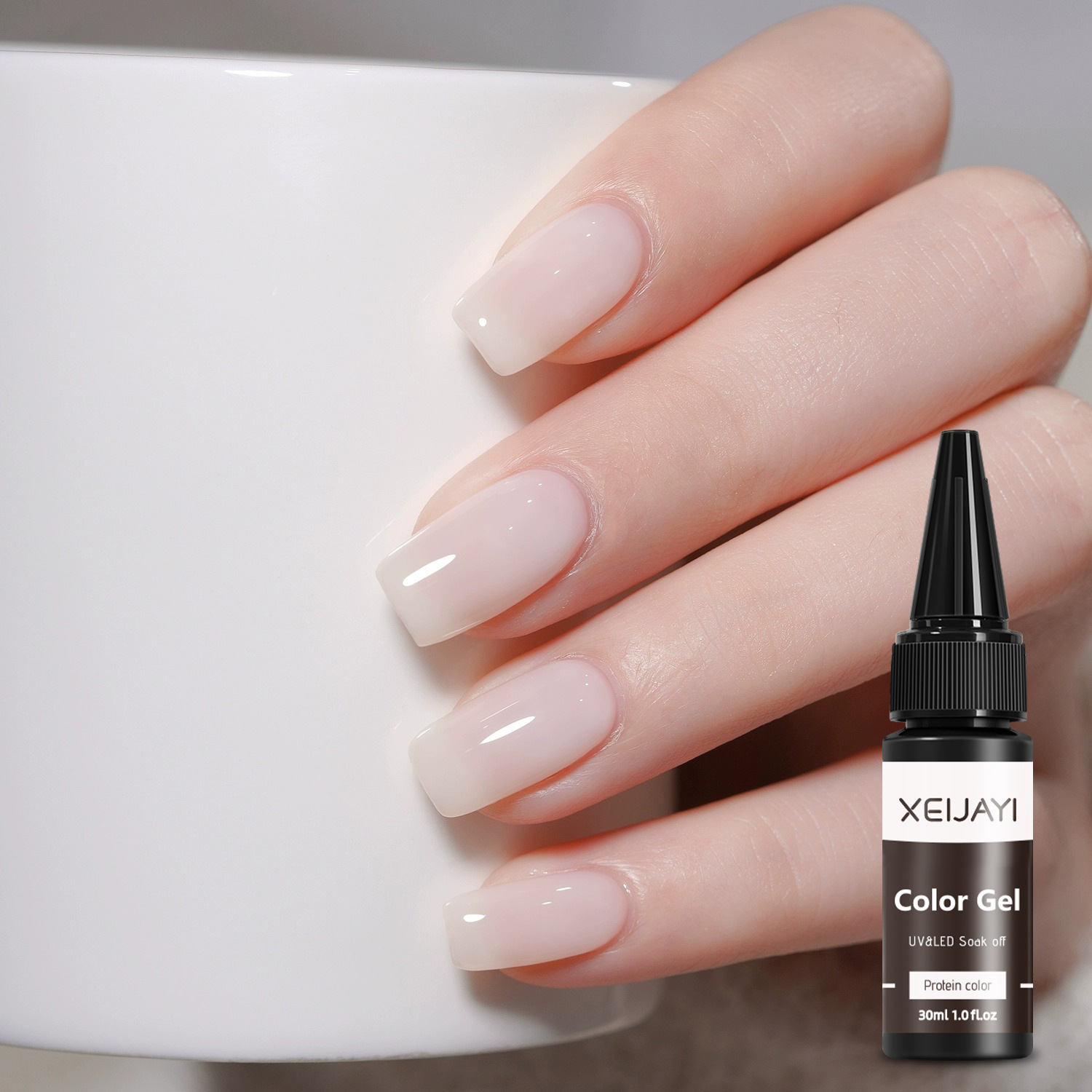 New Macaron Solid Nail Gel Polish photo 3