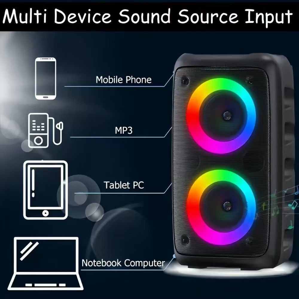 Large-volume All-in-one K Speaker With Microphone For Plazas photo 1