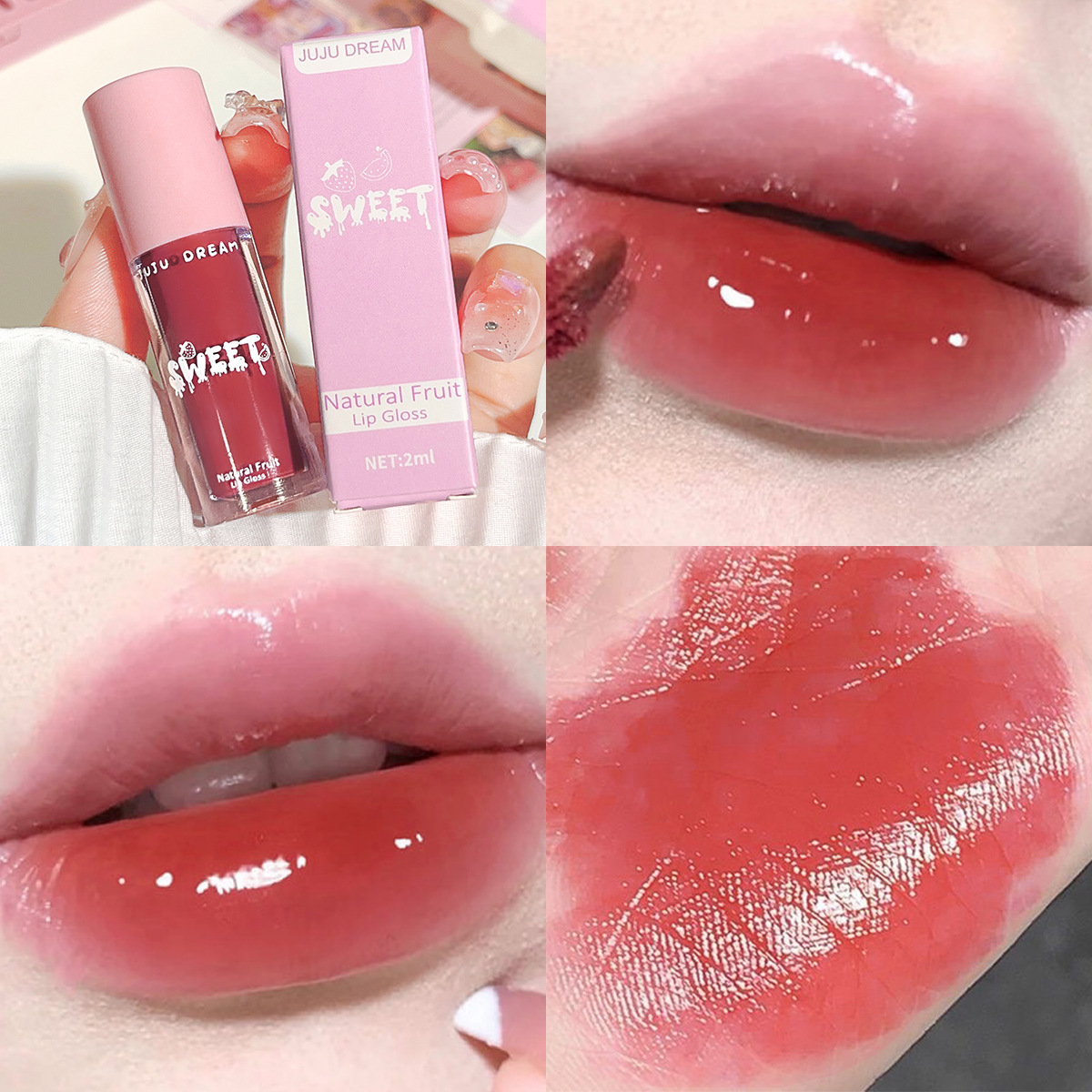 Fruit-flavored Lip Gloss Is Easy To Apply And Long-lasting photo 5