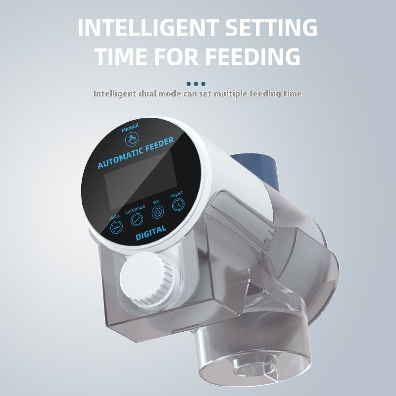 Fish Tank Feeder European And American Standard Particles Timing Feeding photo 2