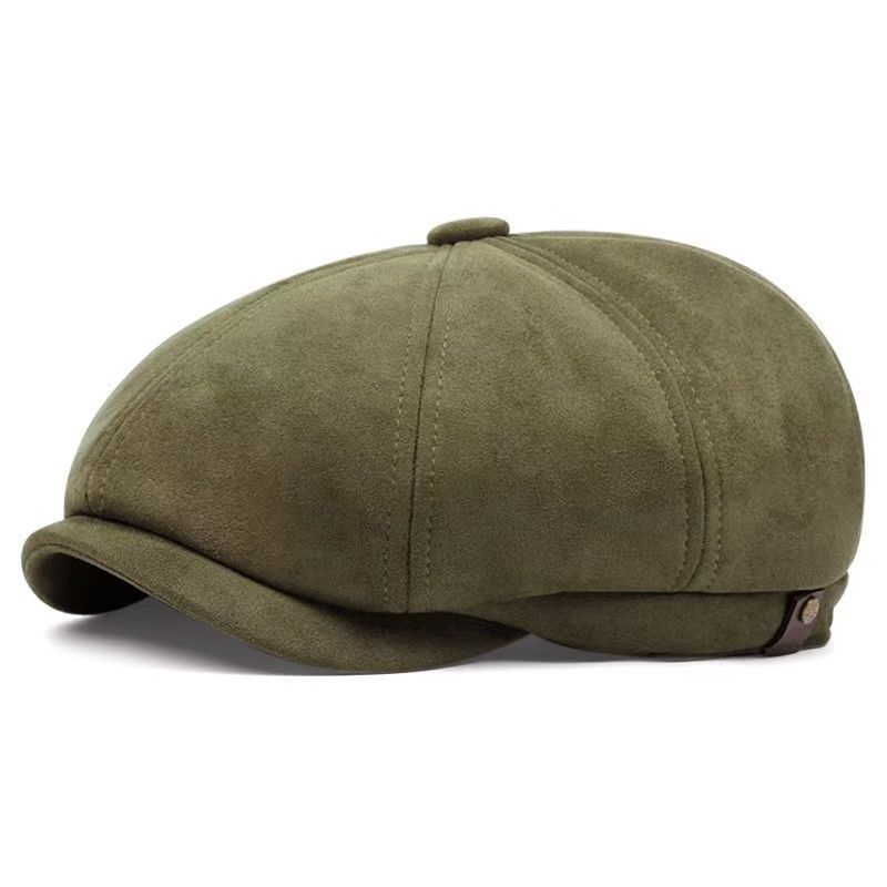 British-style Youth Casual All-match Vintage Octagonal Beret photo 6