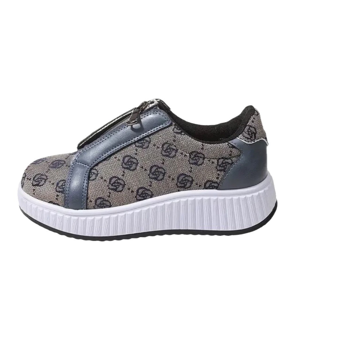New Style Front-zip Slip-on Casual Large-size Womens Shoes For Presbyopia photo 8