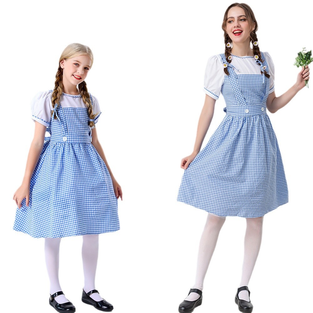 Farm Girl Blue Plaid Performance Outfit photo 1