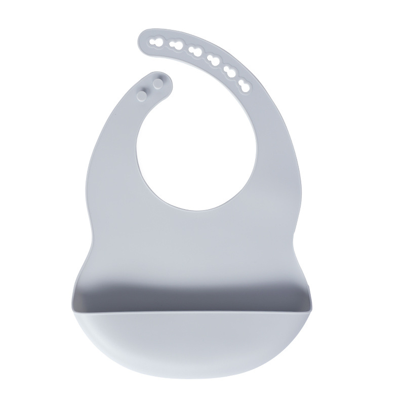Silicone Bib Baby Feeding Bib Waterproof Food-grade photo 4