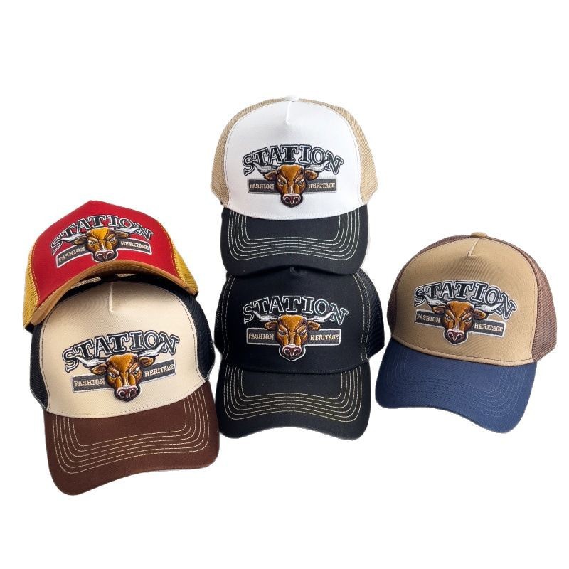 Retro Hip-hop Mesh Breathable Baseball Cap With A Large Brim photo 5
