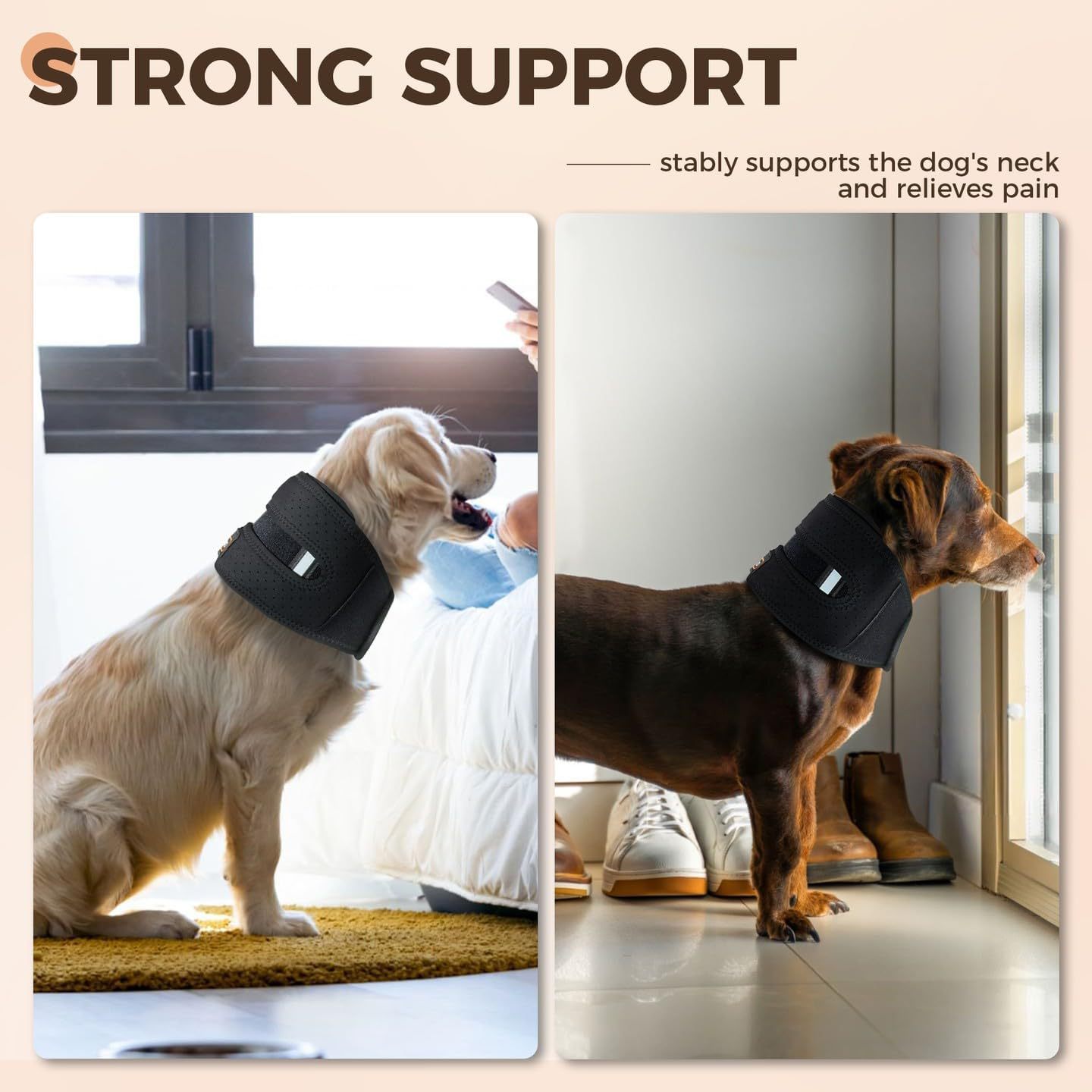 Adjustable Pet Collar For Post surgery Stability And Protection Against Neck Sprains photo 3