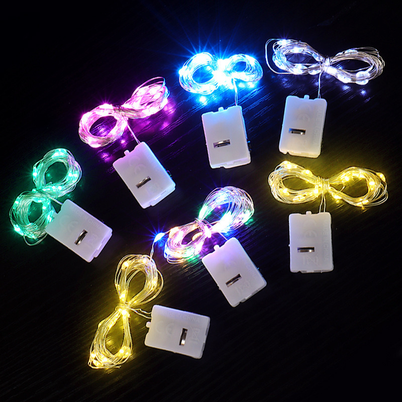 LED Small Square Box Battery-powered Colorful Ambient String Lights photo 2