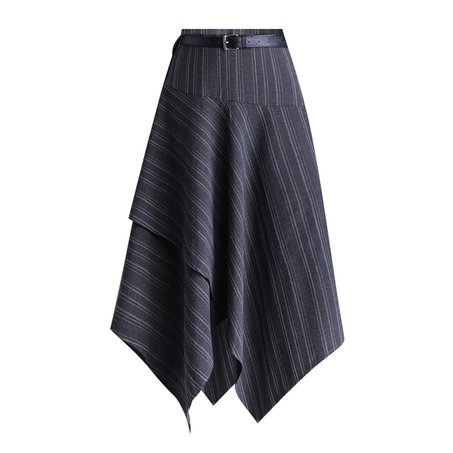 High-waisted Hip-covering Asymmetrical Skirt For Women photo 4