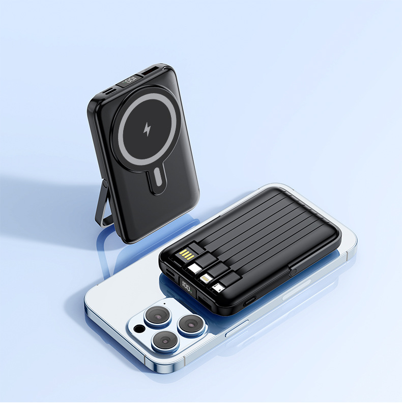 Wireless Charging Magnetic-Suction High-Capacity Power Bank photo 6