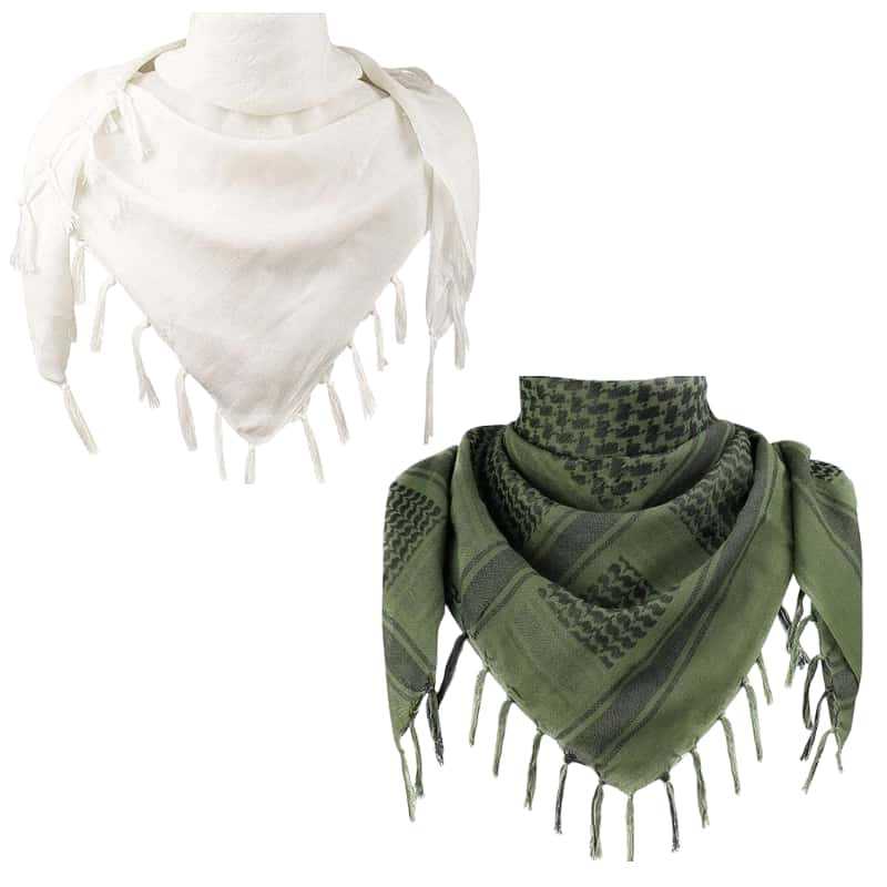 Jacquard Headscarf Scarf With Tassels Mens Scarf photo 5
