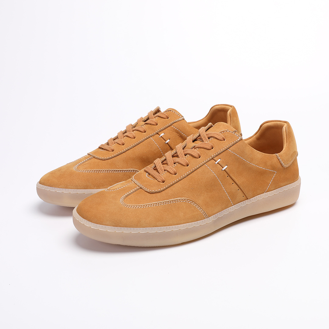 Water-washed Leather Versatile Mens Shoes With A Thin Sole And A Premium Feel photo 6