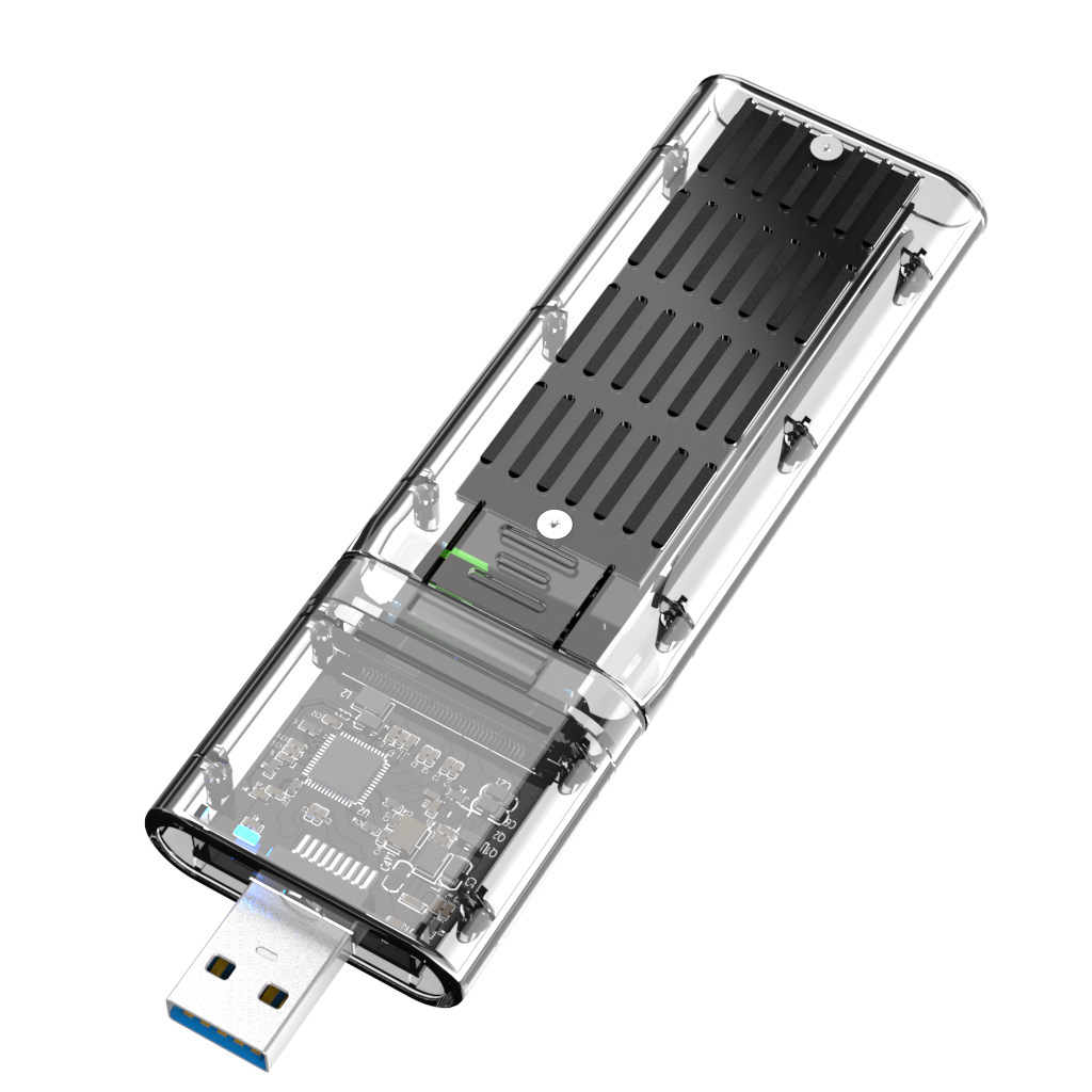 Transparent And Creative Solid State Mobile Hard Disk Box USB Interface photo 5