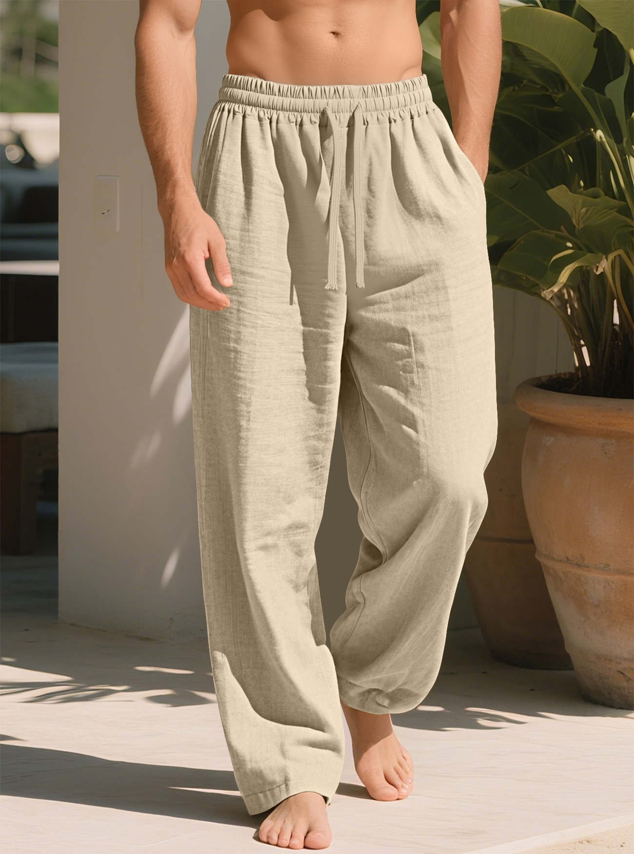 Loose Straight Casual Plus Size Breathable Quick-drying Trousers photo 8