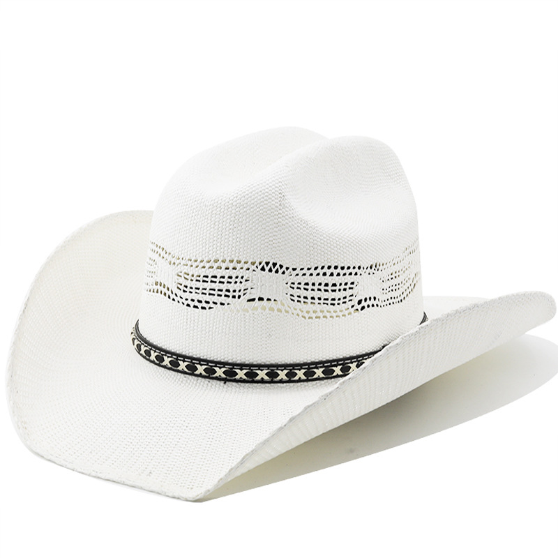 Handwoven Straw Cowboy Hat For Men photo 3