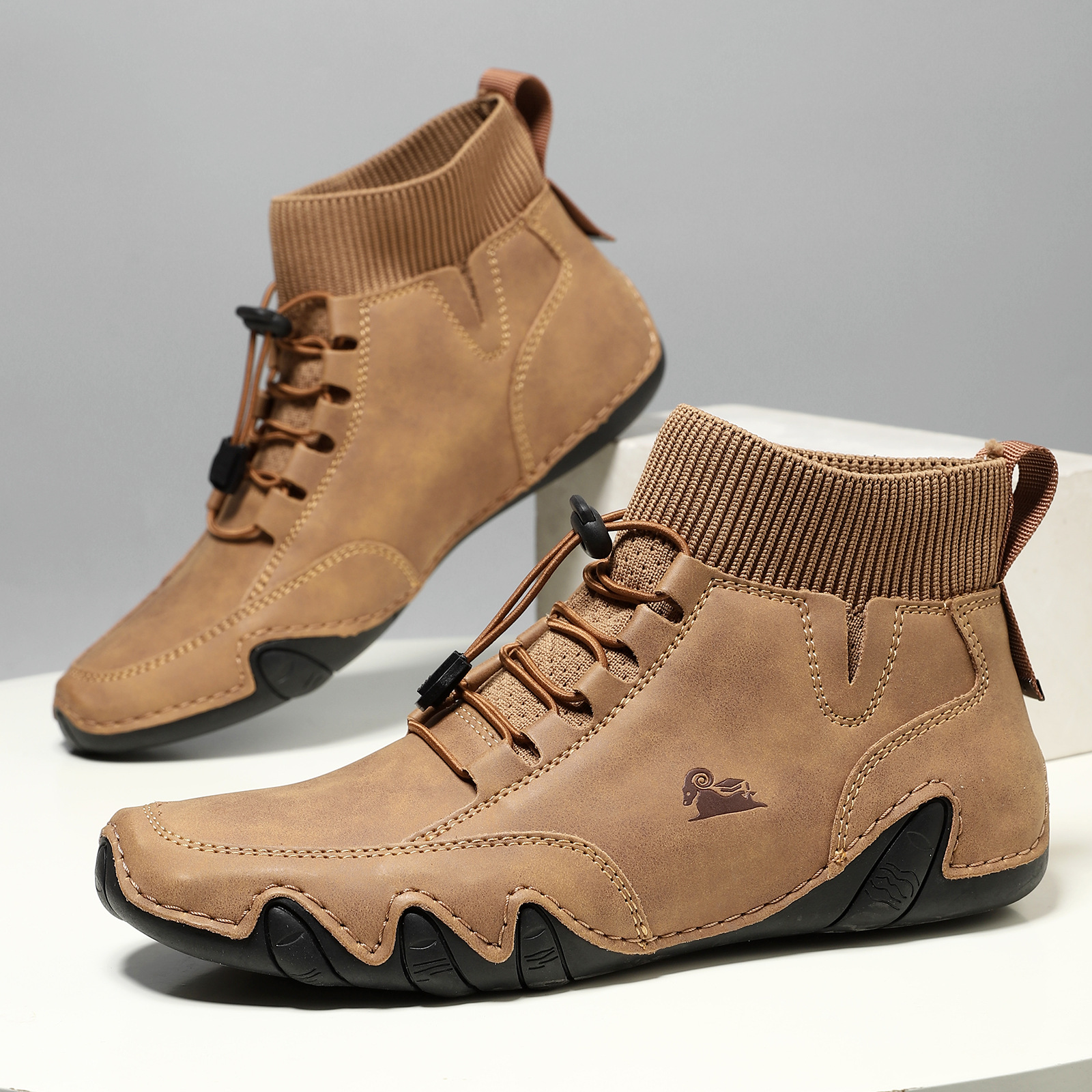 Mens High-top Casual Shoes Boots photo 5