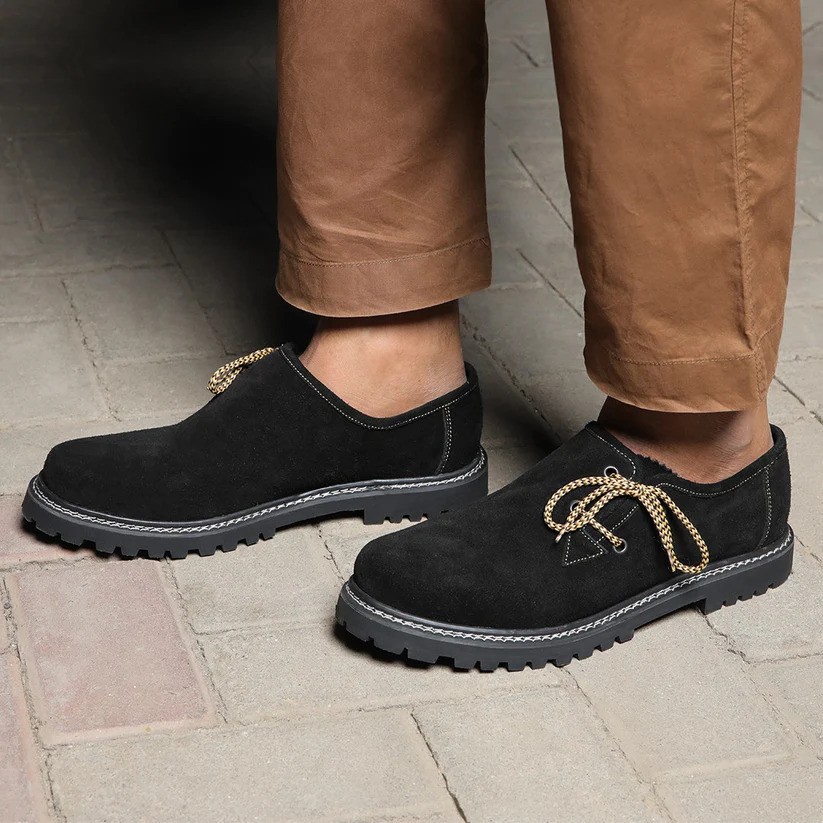 New European And American-style Round-toe Low-heeled Shoes photo 5