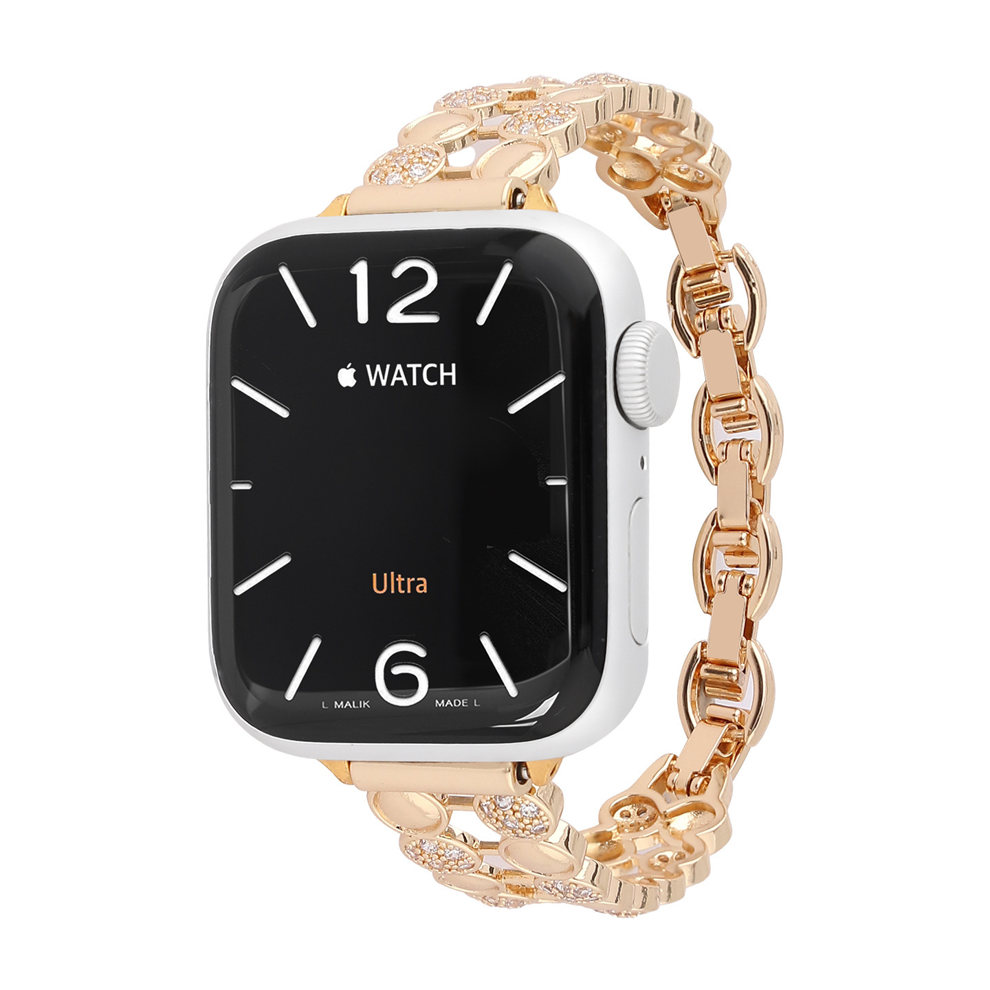 Fashionable Pure Copper Crushed-crystal Watch Strap photo 6