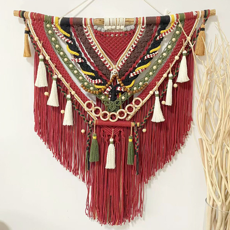 Exotic Style Tapestry Hand Woven For Background Decoration photo 1