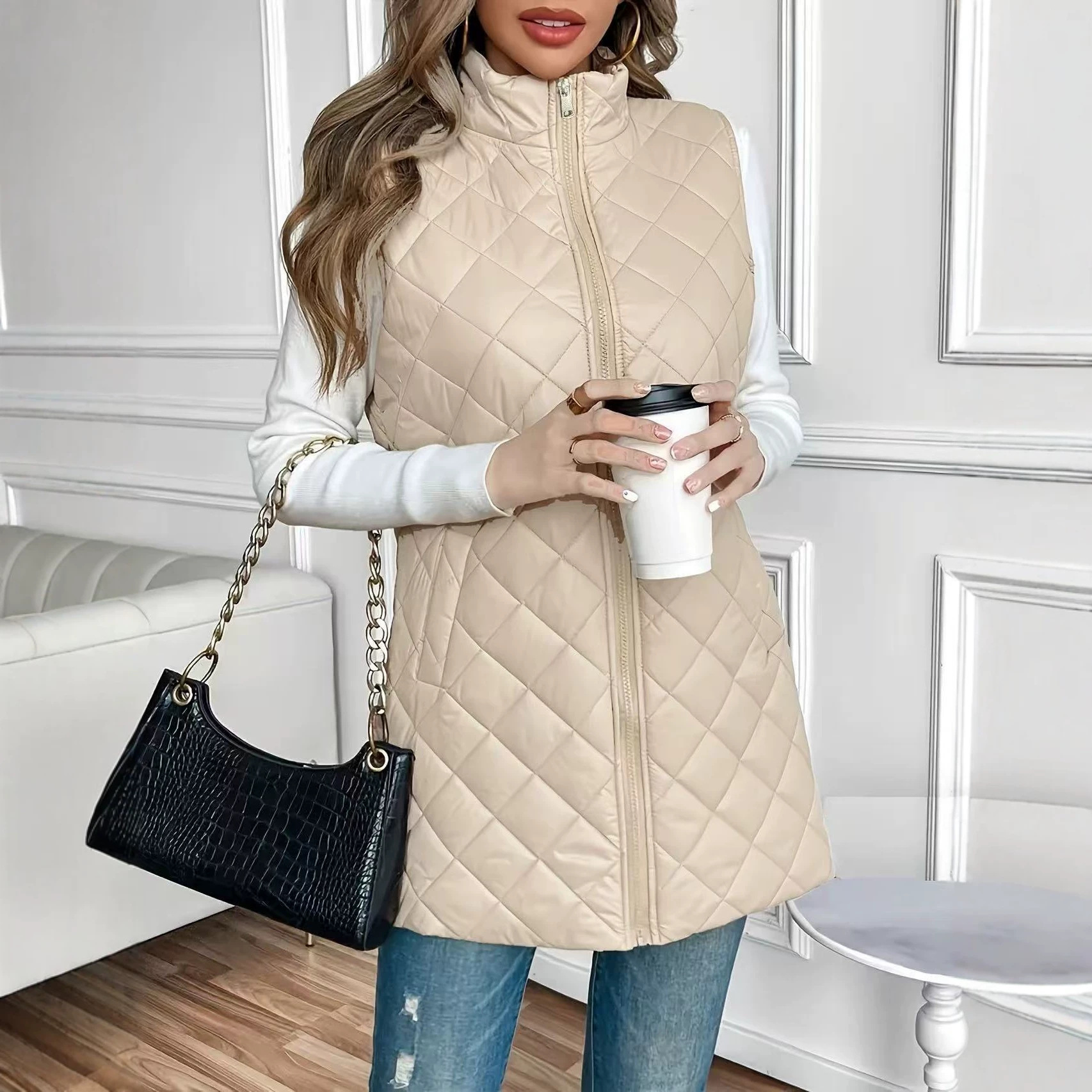 Women's Loose-fitting Mid-length Coat photo 4