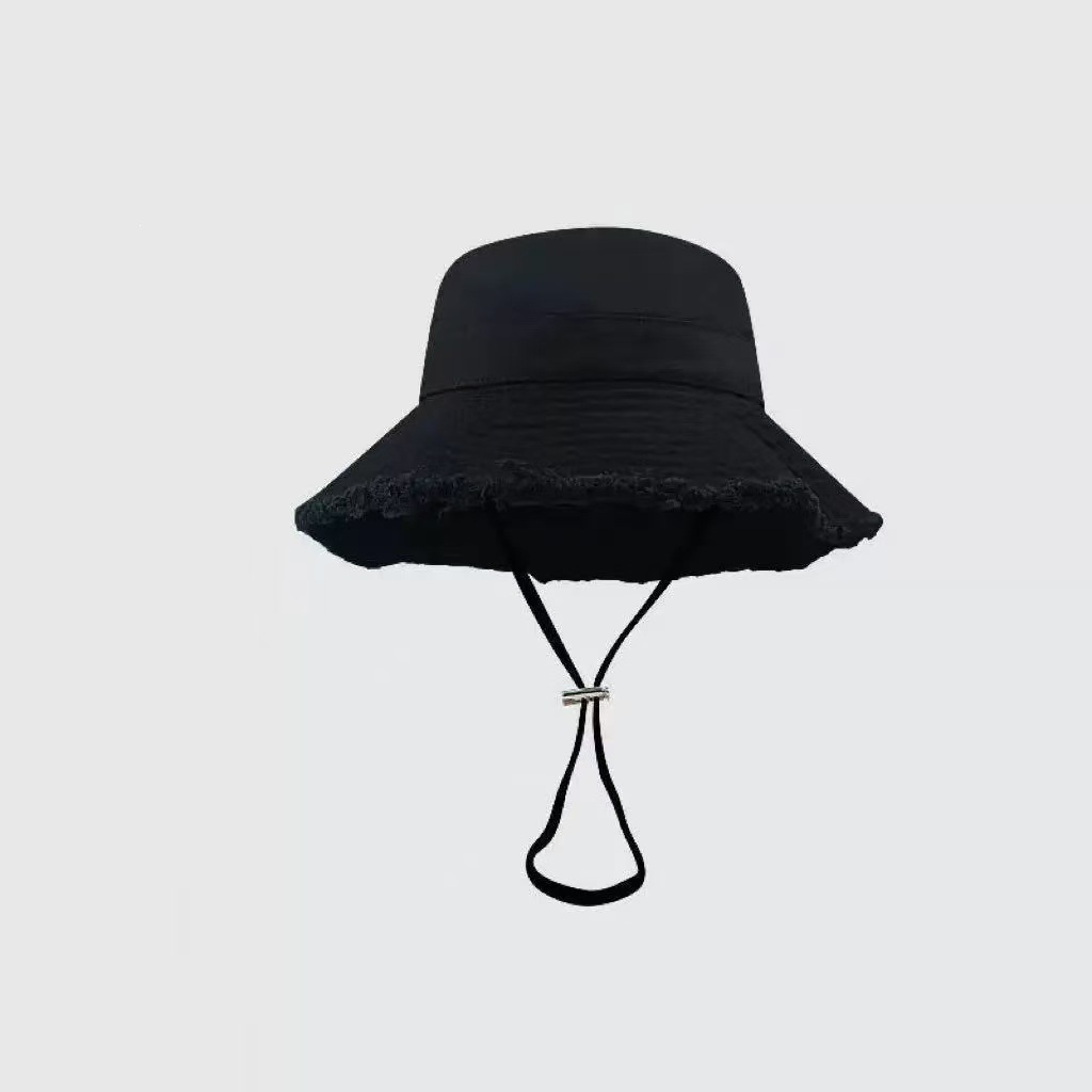 Outdoor No-wash Raw-edged Bucket Hat For Men And Women photo 5