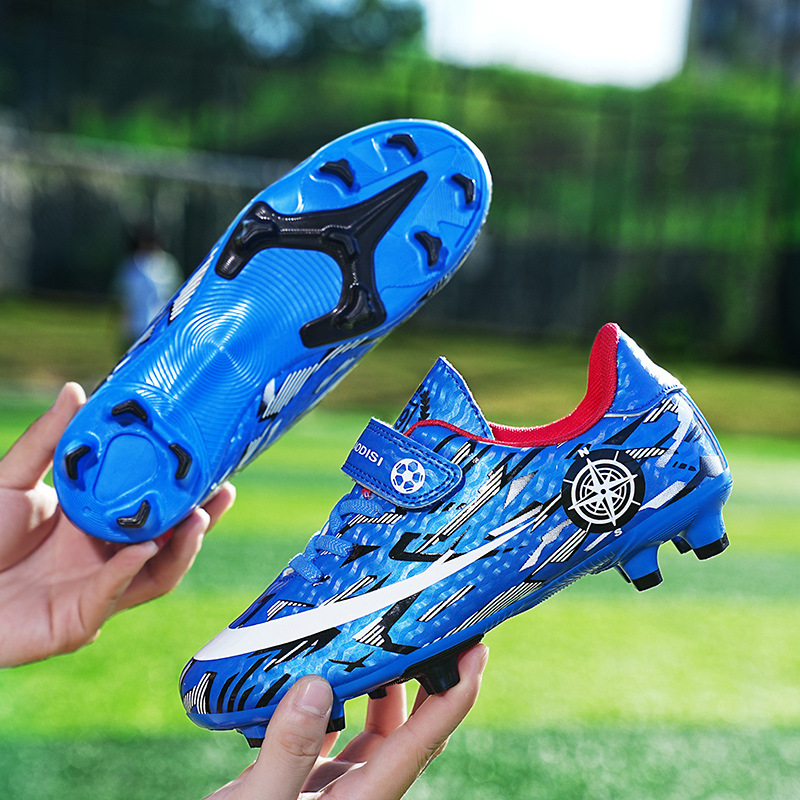 Children's Football Shoes Velcro Spike Sports photo 4
