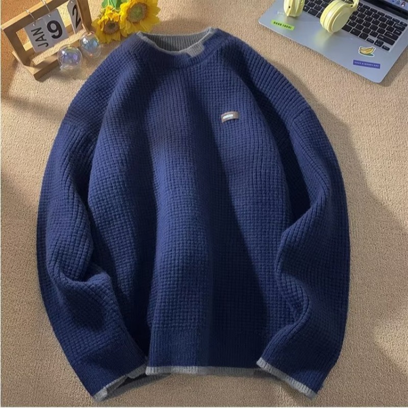 Retro High-grade Cotton Knitwear Bottoming Sweater photo 5