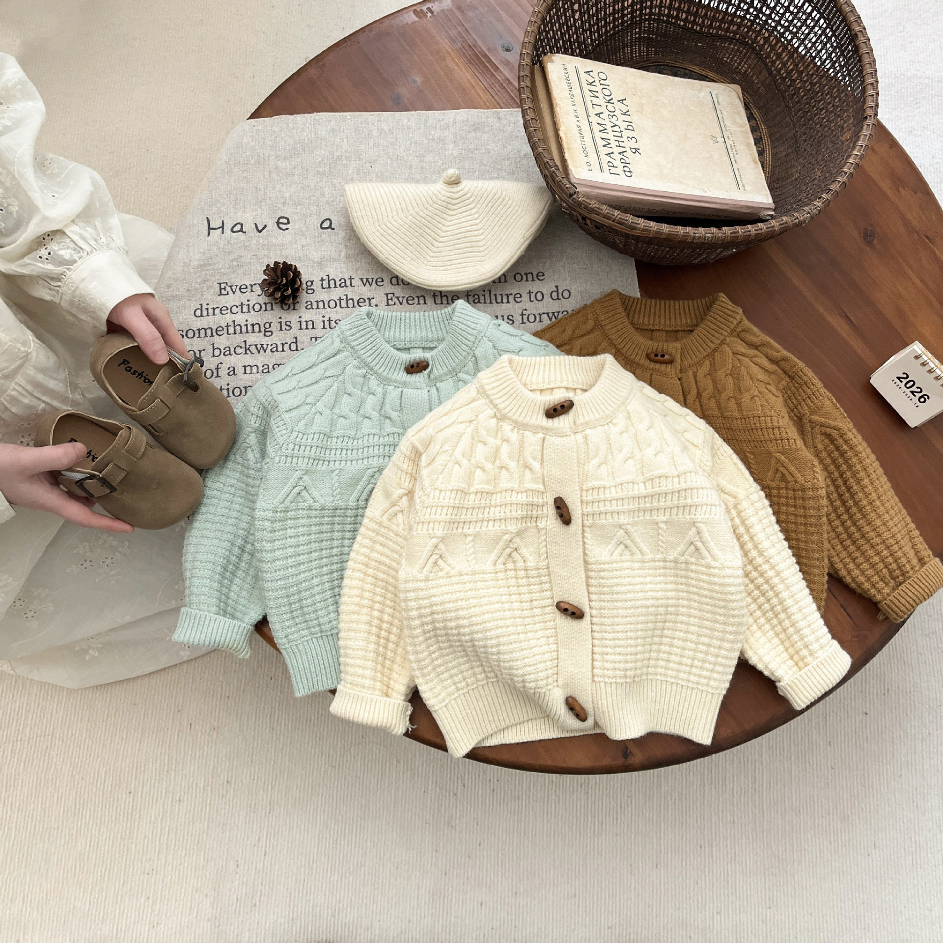 Childrens Fashion Knitted Cardigan Jacket photo 1