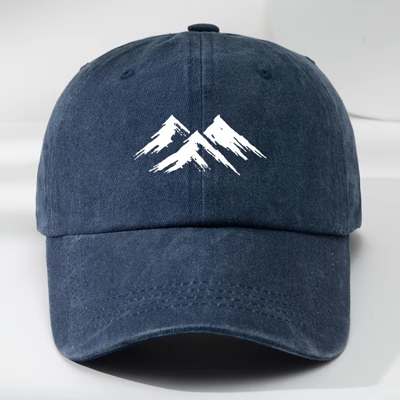 Printed Vintage Distressed Washed Mens Casual Cap photo 5