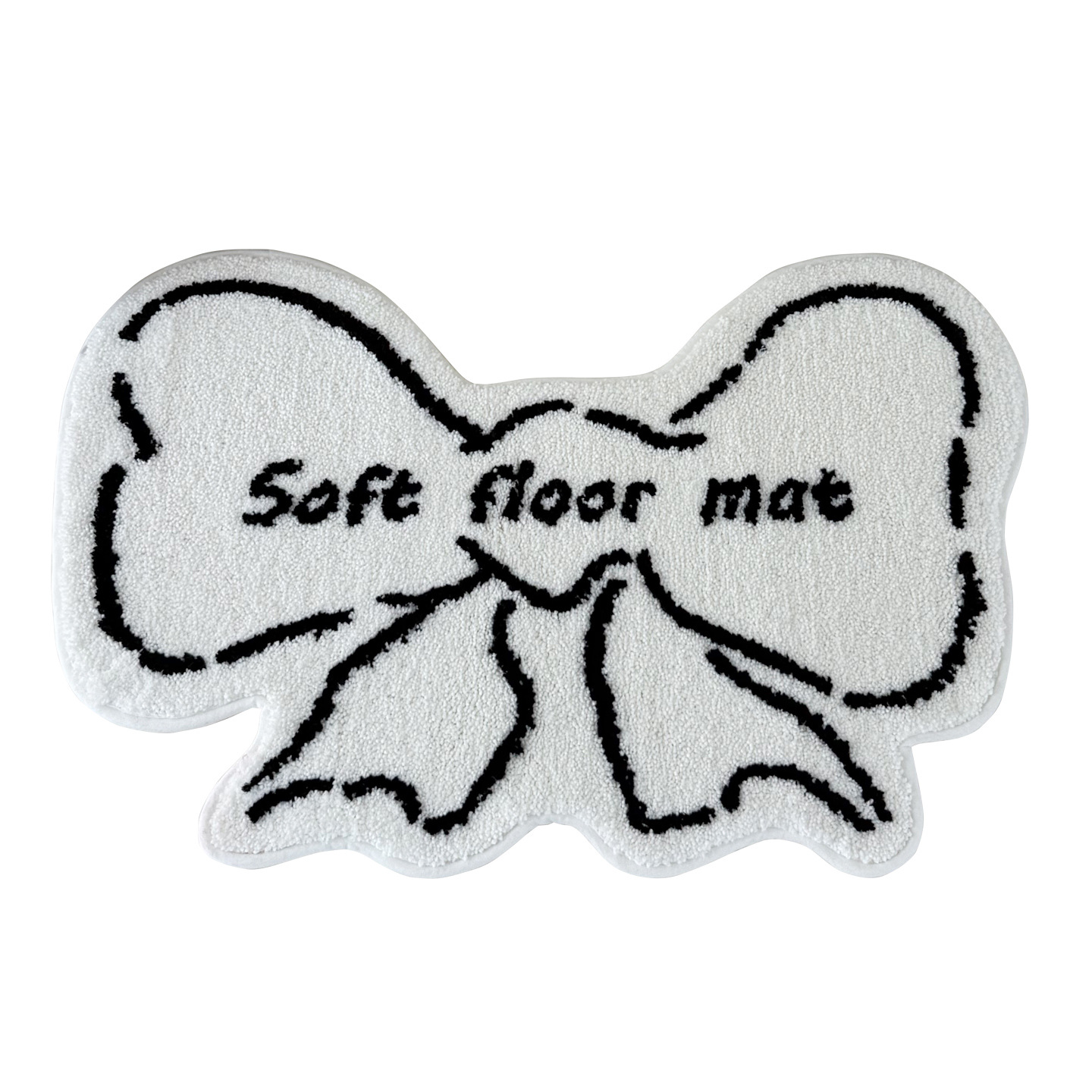 Bathroom Strong Absorbent Special-shaped Flocking Bedroom Bedside Carpet photo 5