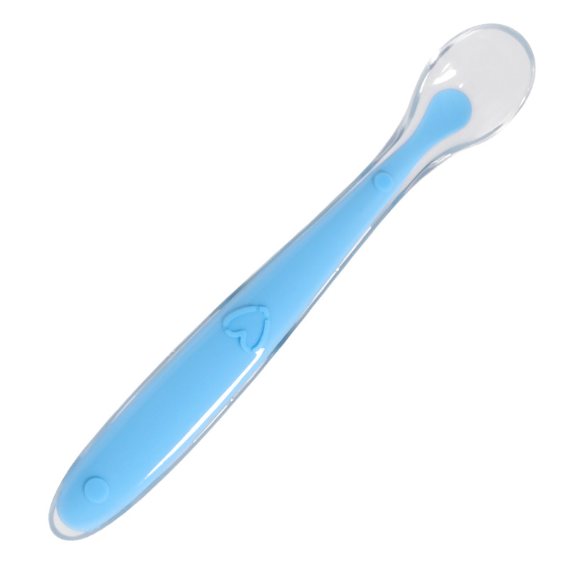 Baby Silicone Spoon With Soft Tip Soup For Training photo 3