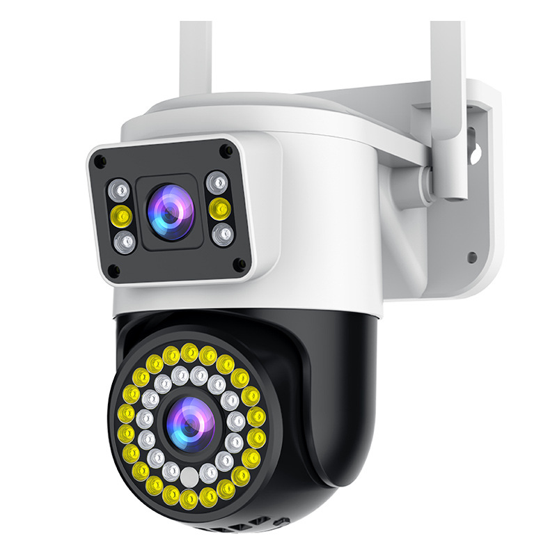 Night Vision Wireless Wifi Binocular Dual-screen Surveillance Camera photo 4