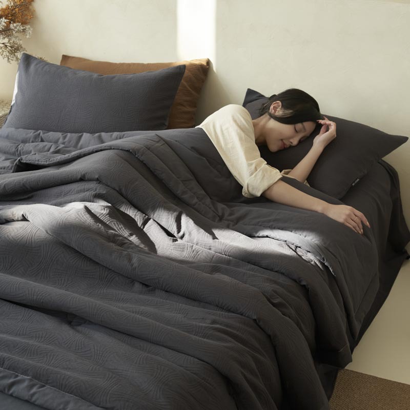 Washed Cotton Jacquard Summer Air-conditioning Quilt photo 6