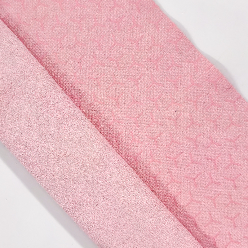 Silicone-backed Skin-friendly Antibacterial Yoga Mat Towel photo 3