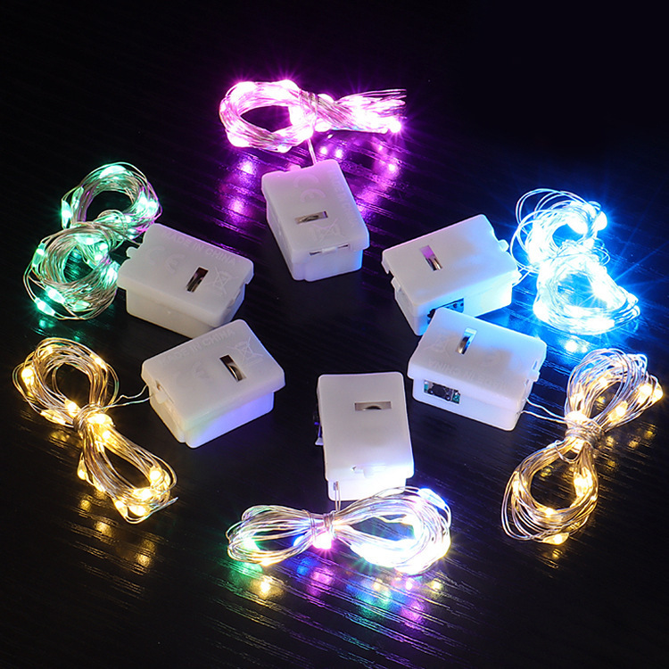 LED Small Square Box Battery-powered Colorful Ambient String Lights photo 1