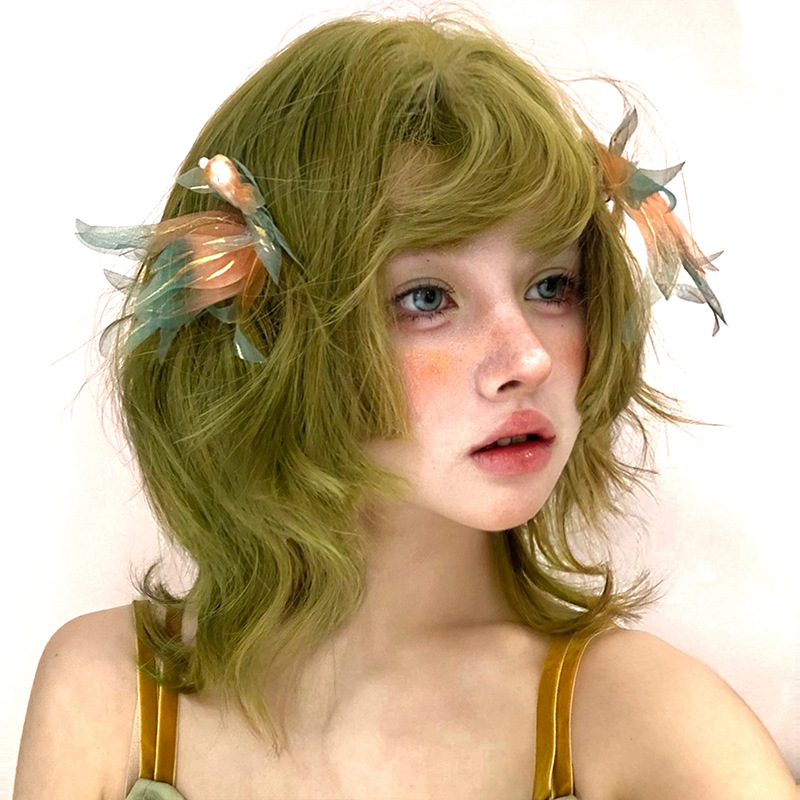 Subculture Wool Curl Egg Roll Wig Cap photo 3