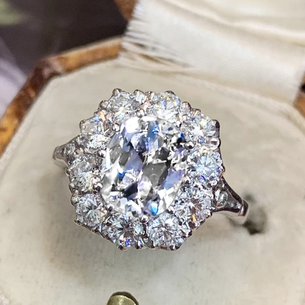 Luxury Womens Copper Ring With White Gold Plating photo 3
