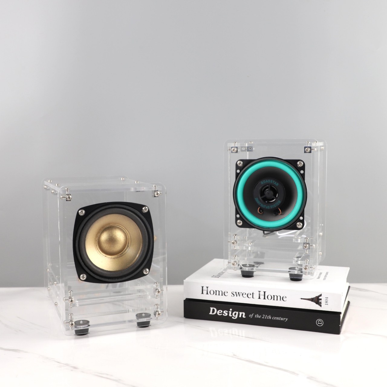 Modern Minimalist Transparent All-audio Acrylic Speaker photo 5