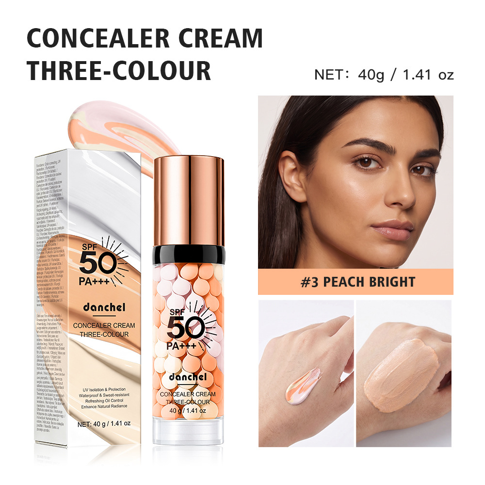 Three-color Isolating Color-correcting Cream Moisturizing photo 3