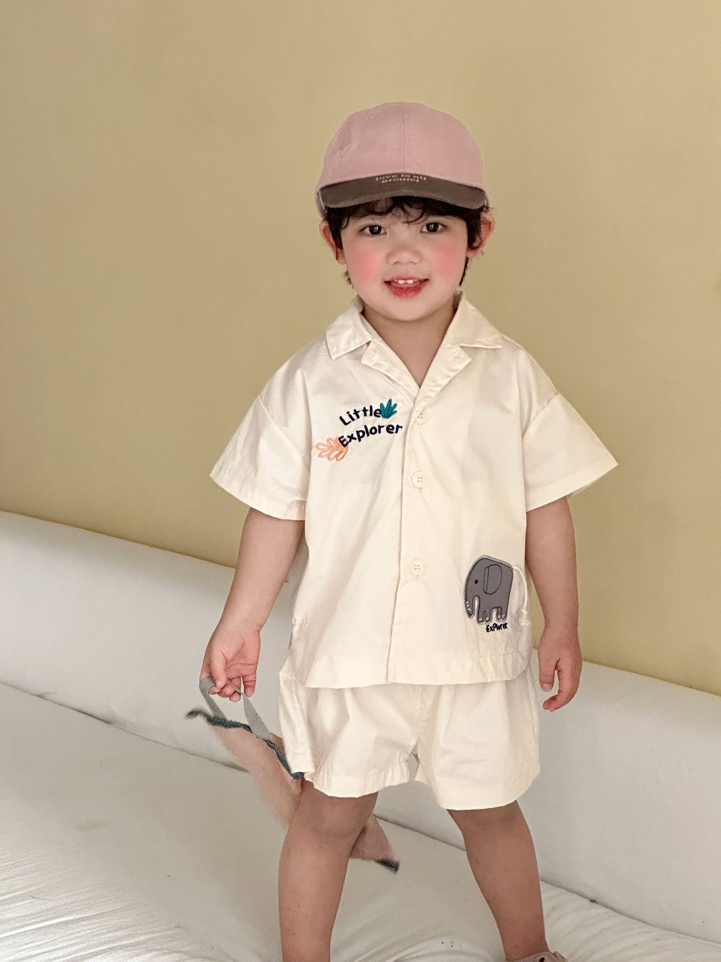 Boys Casual Cotton Short-sleeve T-shirt And Shorts photo 3
