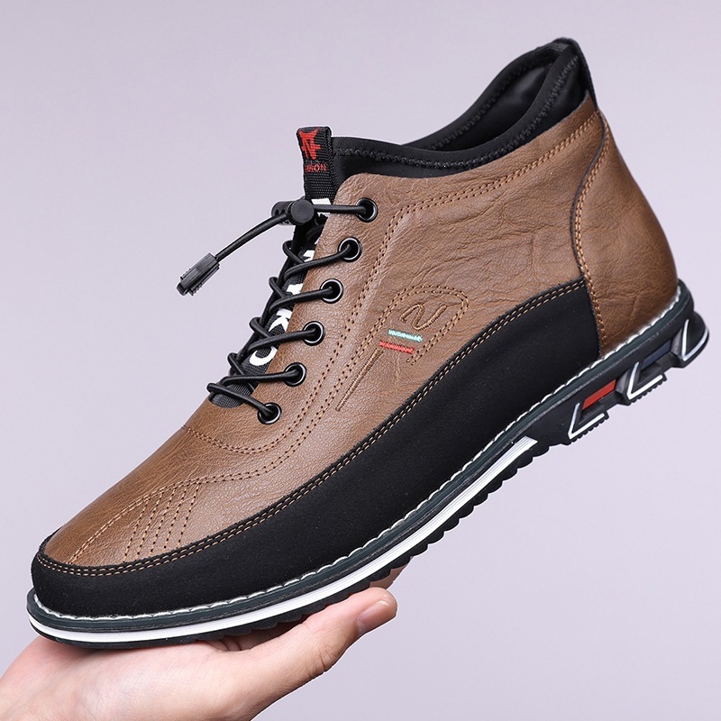 Mens High-top Stylish Mid-calf Boots photo 7