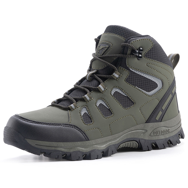 Couple's High-top Breathable Waterproof Non-slip Camping Leisure Mountaineering Shoes photo 4