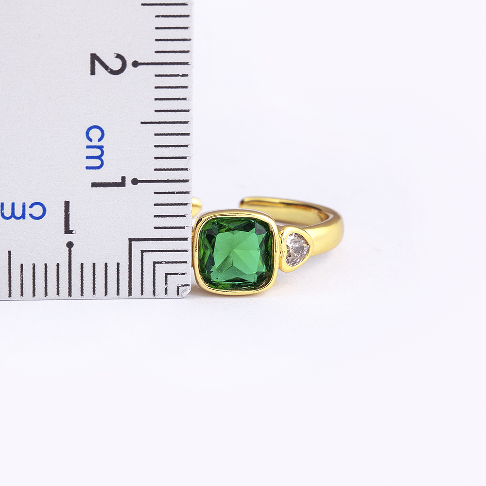 Elegant Micro-Pave Heart-Shaped Diamond Ring For Women photo 7