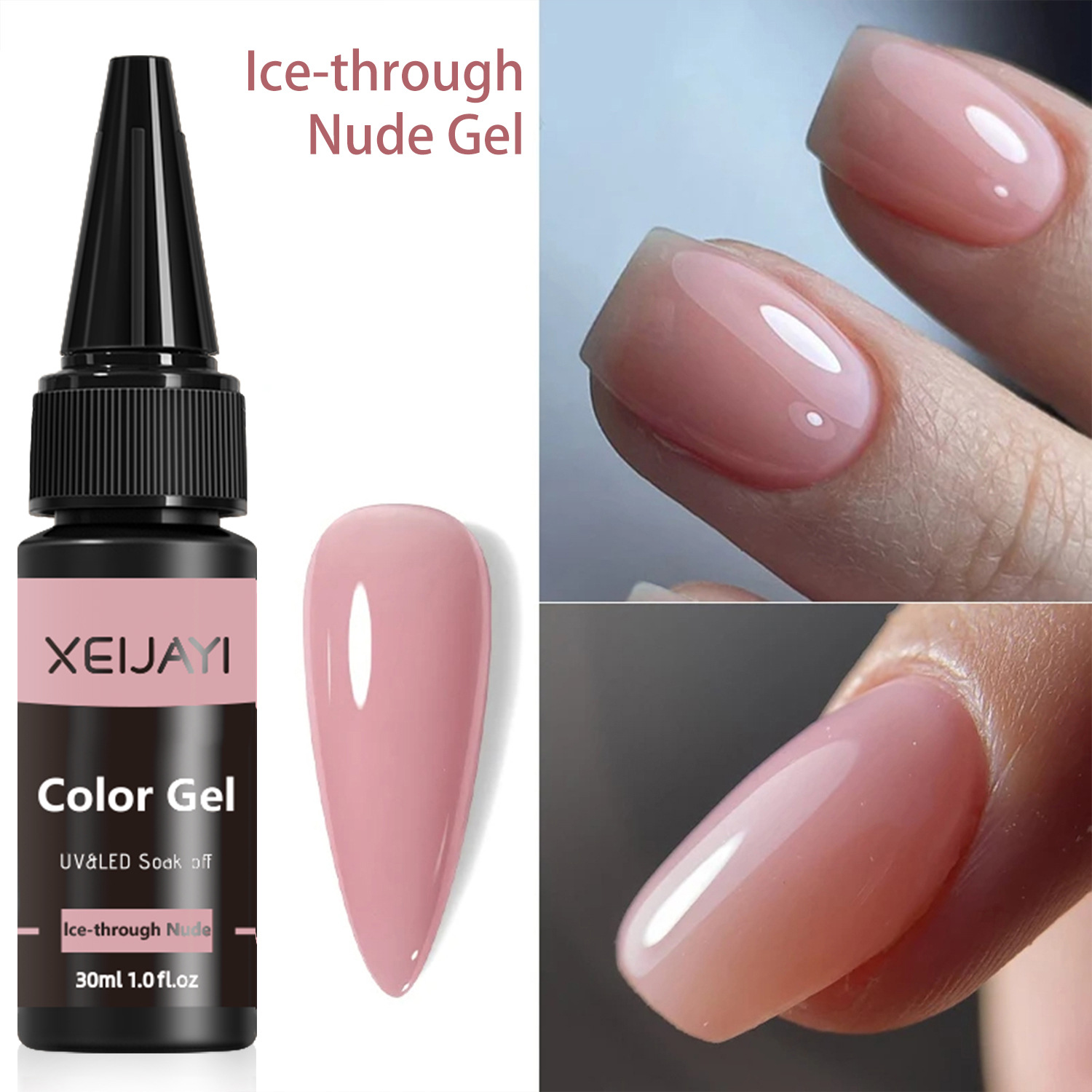 New Macaron Solid Nail Gel Polish photo 6
