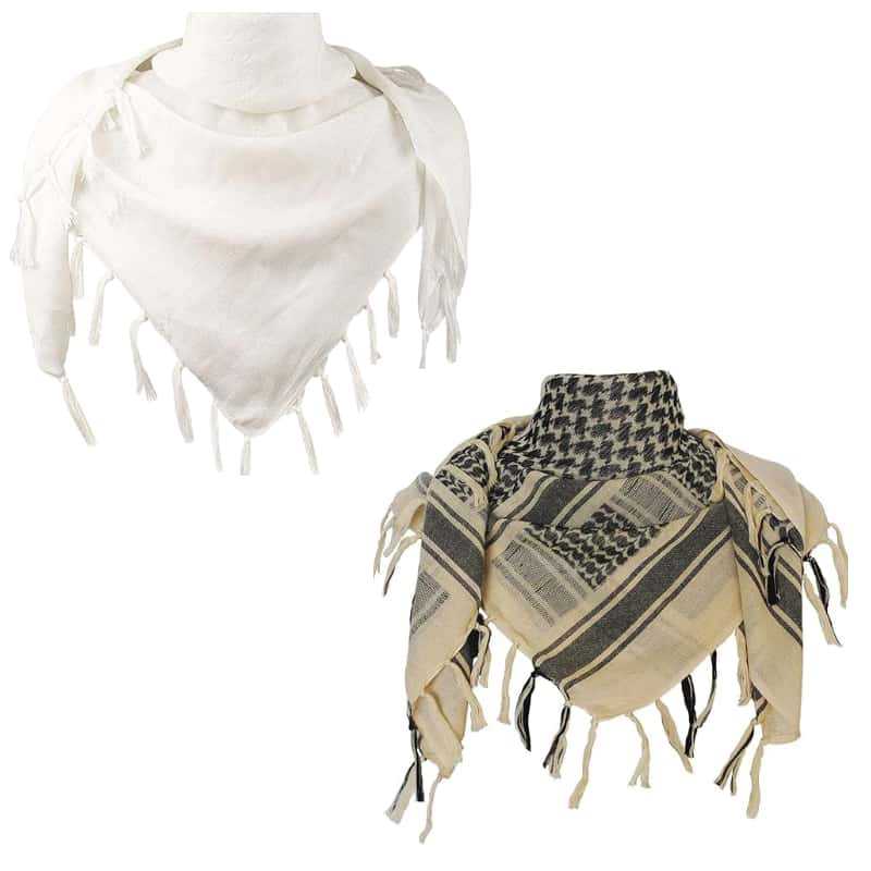 Jacquard Headscarf Scarf With Tassels Mens Scarf photo 8