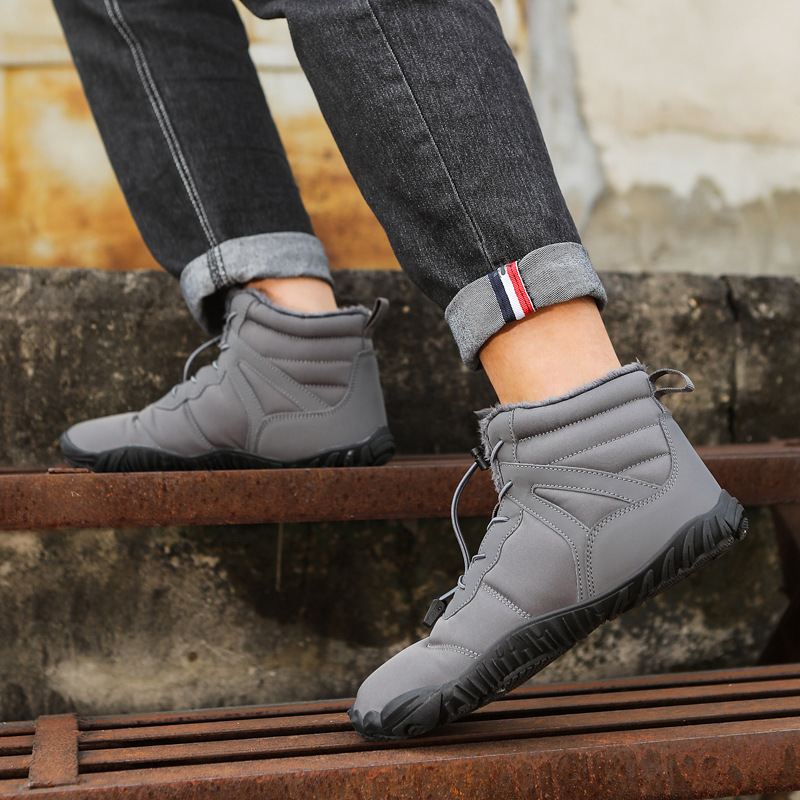 Couple Fleece-lined Hiking Shoes Non-slip Casual photo 4