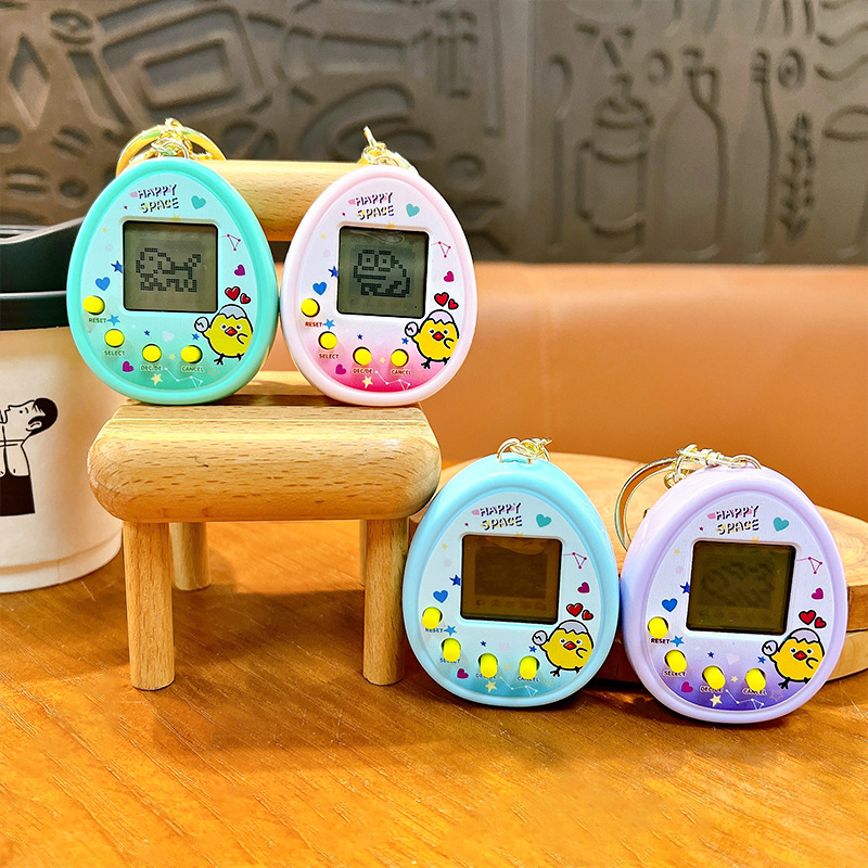 Electronic Pet Machine Mini Handheld Video Game Console Keychain Ornaments photo 5