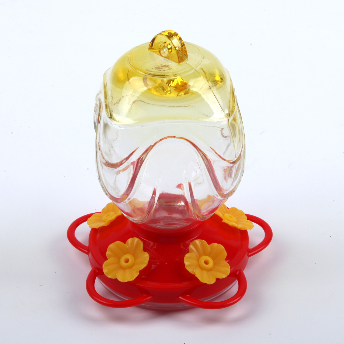 Painted Glass Feeder Glass Garden Decoration photo 3