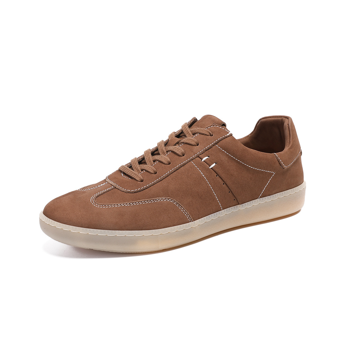 Water-washed Leather Versatile Mens Shoes With A Thin Sole And A Premium Feel photo 7