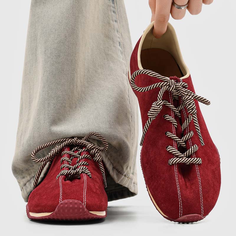 Retro Thick-soled Lace-up Sports Casual Shoes photo 7